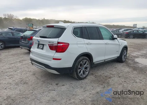 2017 BMW X3 xDrive28I из США, поврежденный, VIN 5UXWX9C33H0W79627
